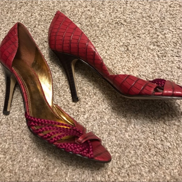 Nine West open toe pumps - Picture 3 of 4